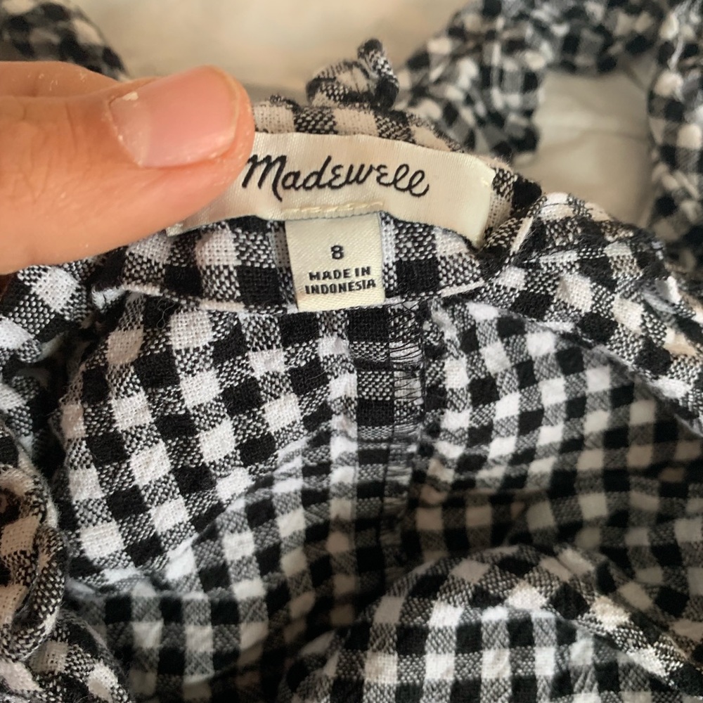 Madewell Plaid Top